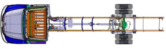 2013 HINO 358 Top View